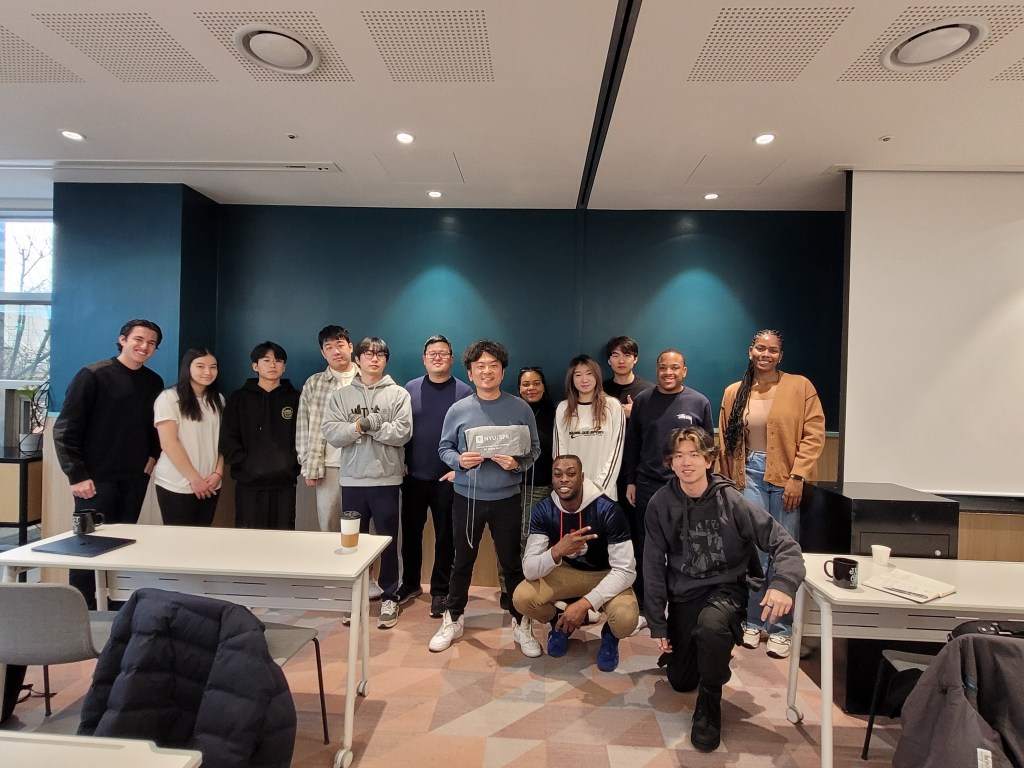 New York University (NYU) SPS Preston Robert Tisch Institute, Korea Immersion, Guest Lecture @ Seoul Gangnam